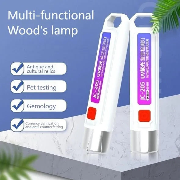 K-206 Portable-365nm UV Light Detection Flashlight