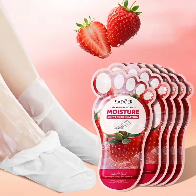 SADOER Strawberry Nicotinamide Moisturizing Foot Mask