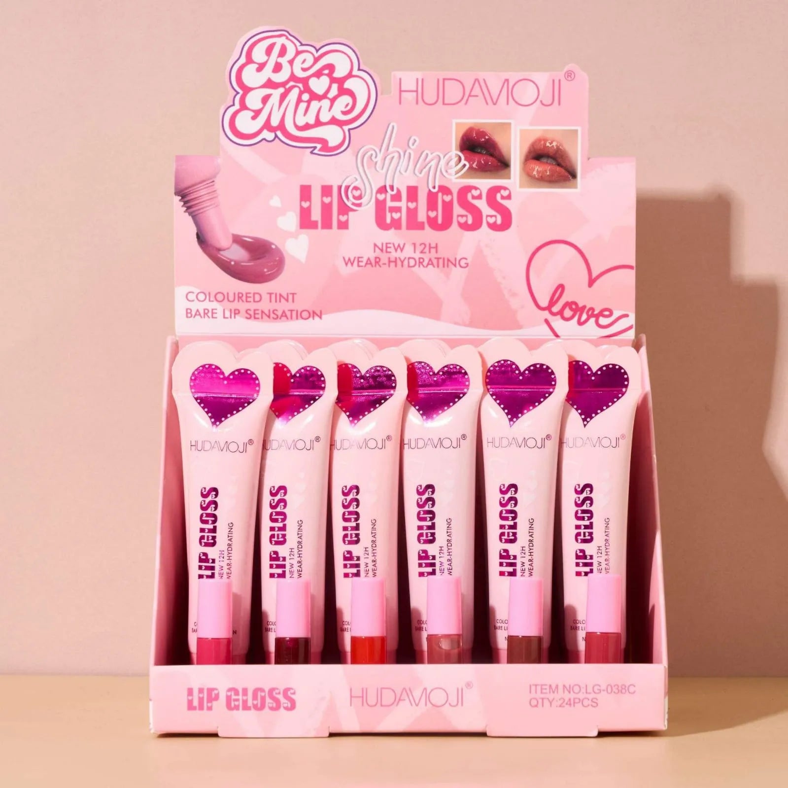 HUDAMOJI Be Mine Hydrating Shine Lip Gloss