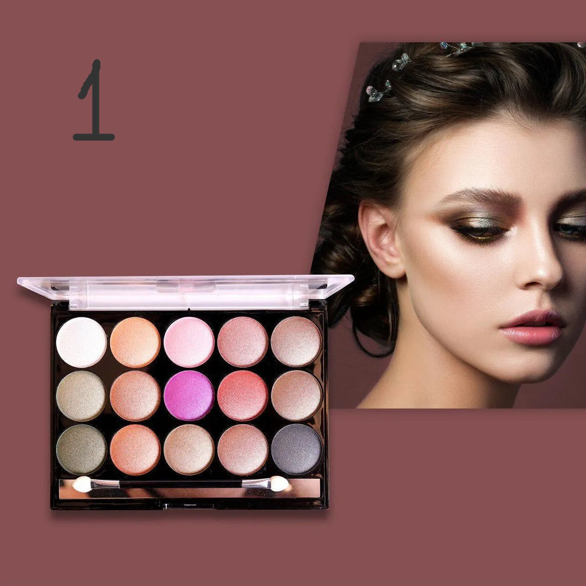 GEGEMOON 3D Diamond Eyeshadow Palette