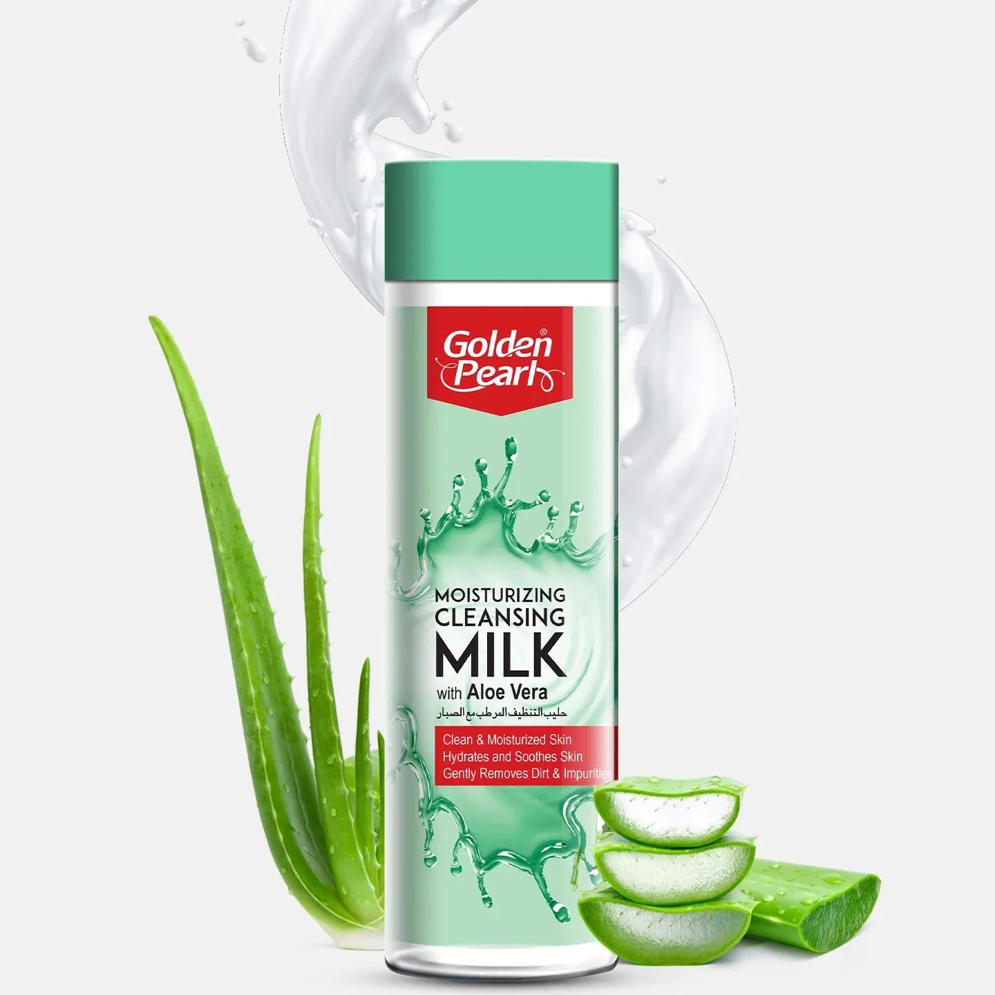 Golden Pearl Moisturizing Cleansing Milk with Aloe Vera – Each