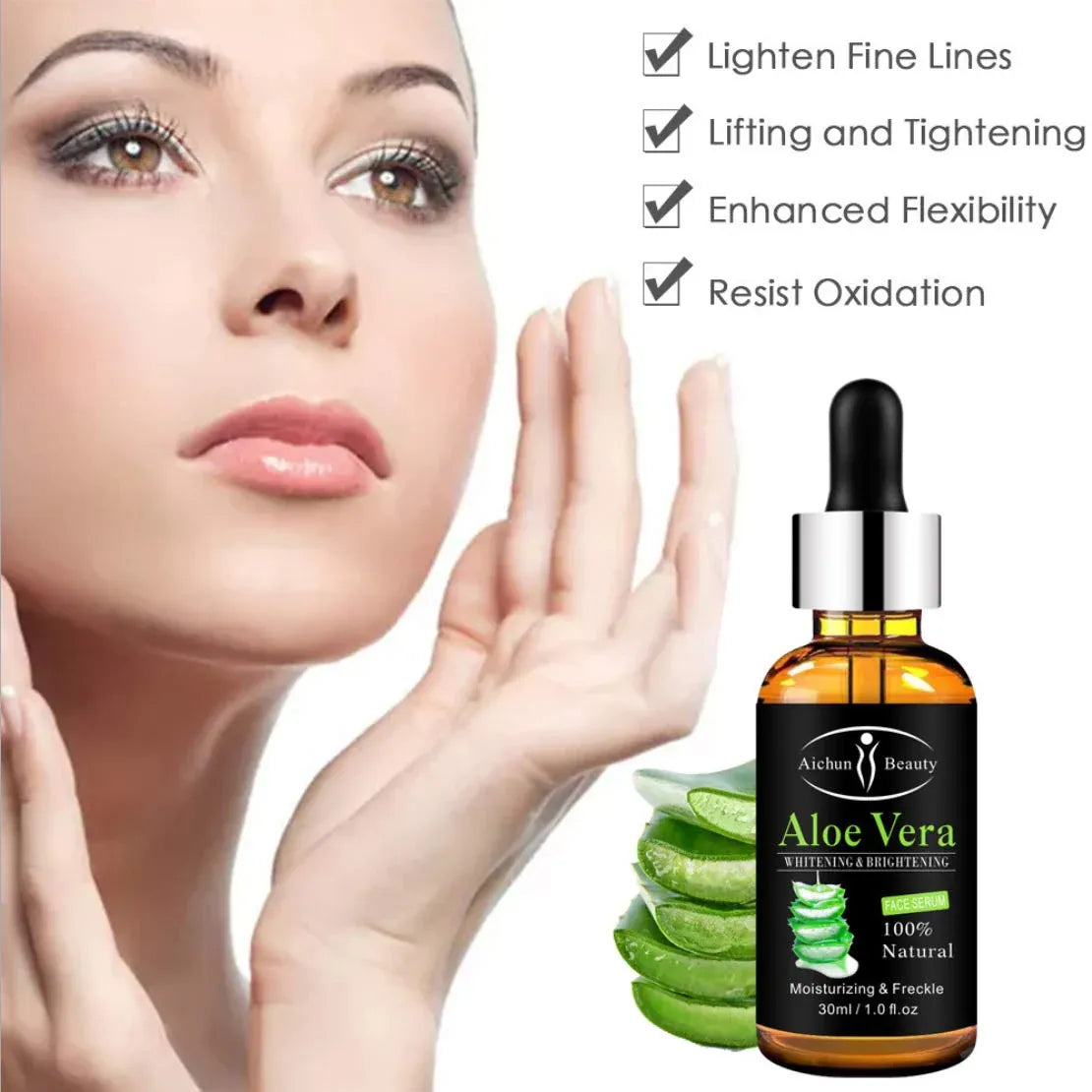 Aichun Beauty Aloe Vera Face Serum - 30ml