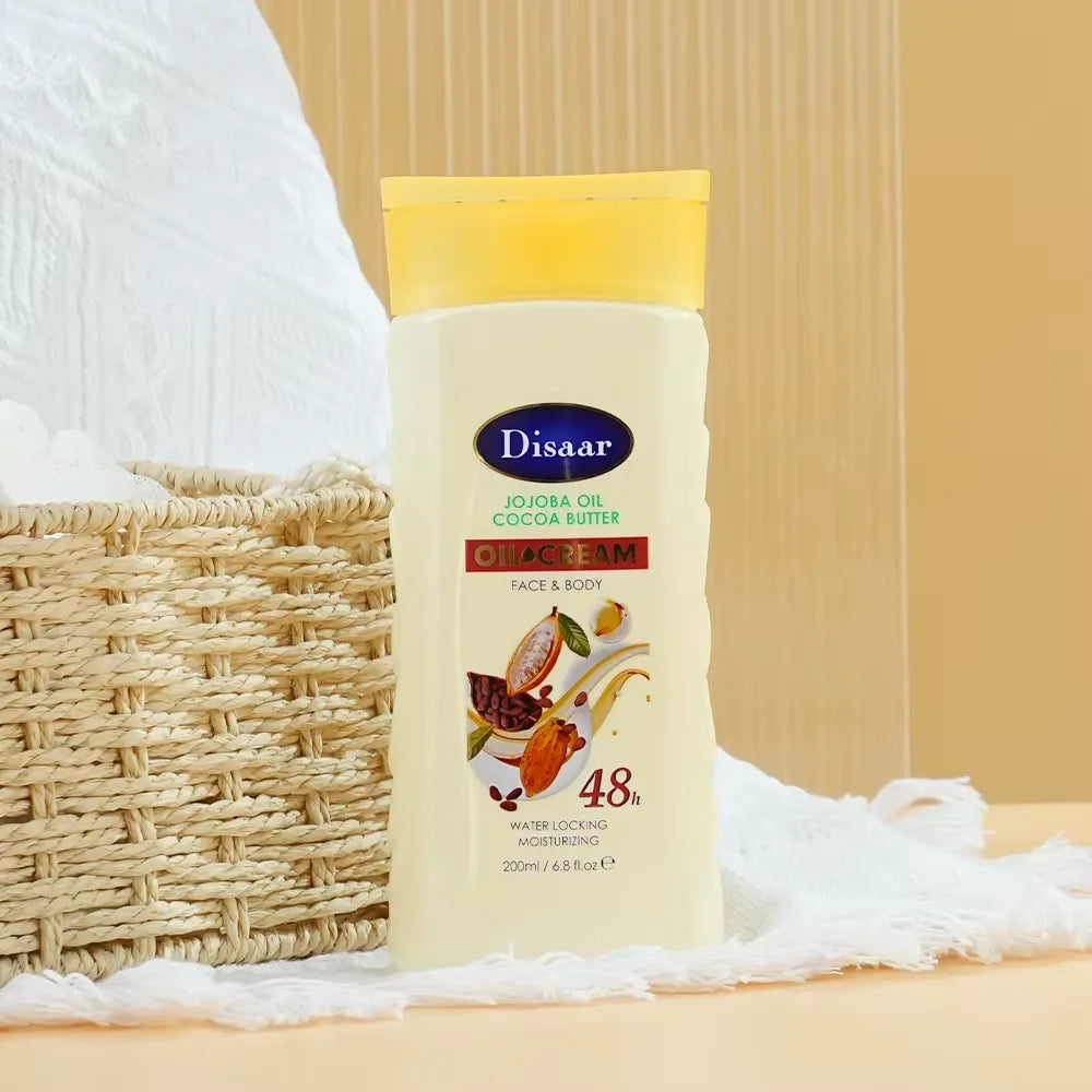 Disaar Jojoba Oil Cocoa Butter Face & Body Oil Cream - 200ml