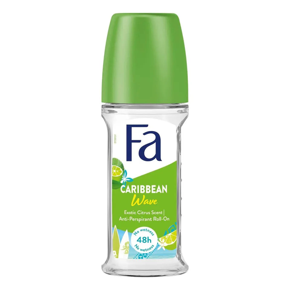 Fa Deodorant Roll On Caribbean Lemon 50ml