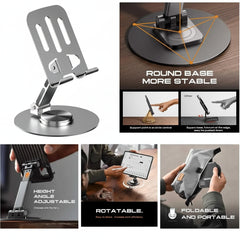 Heavy-Duty Adjustable Metal Desktop Stand-Each