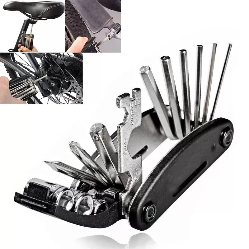 Multi Function Bicycle Repair Tool kit-Each