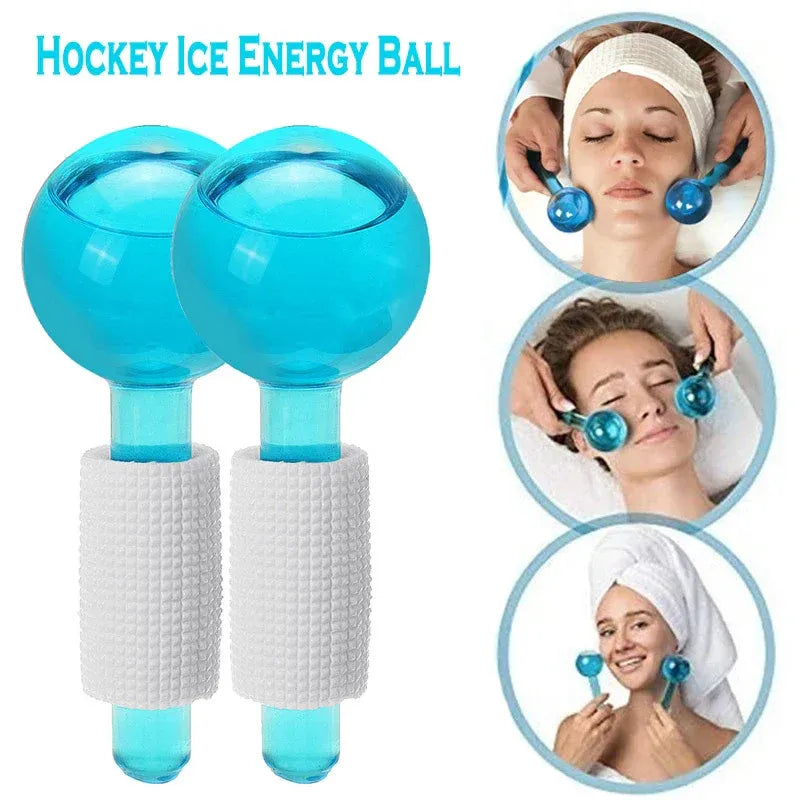 Beauty Crystal Ball Facial Cooling Ice Globes Water Wave For Face and Eye massage