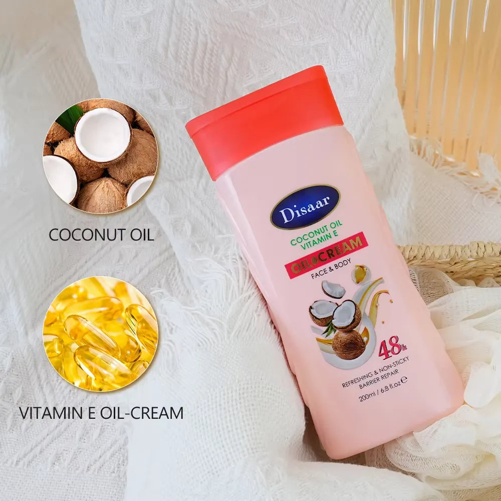 Disaar Rosehip Oil Ceramide Face & Body Oil Cream - 200ml