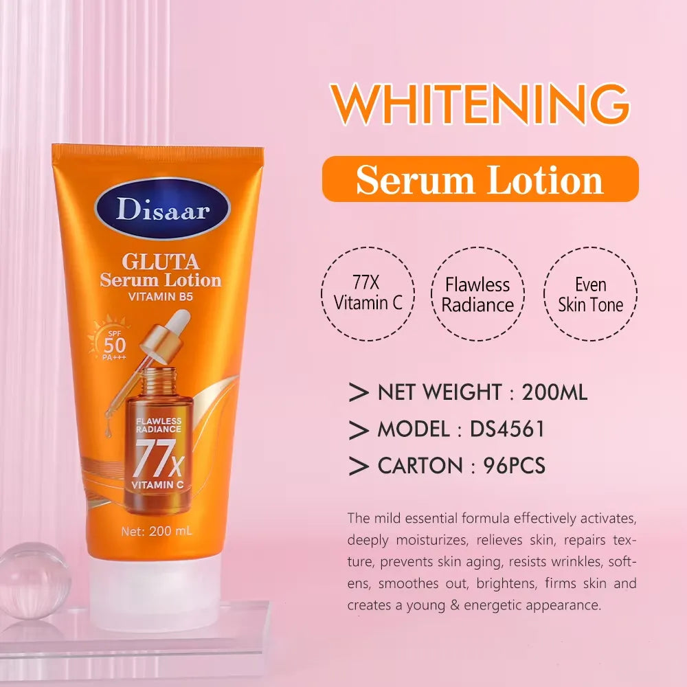 Disaar Gluta Serum Lotion SPF 50 Flawless Radiance Body Lotion – 200ml