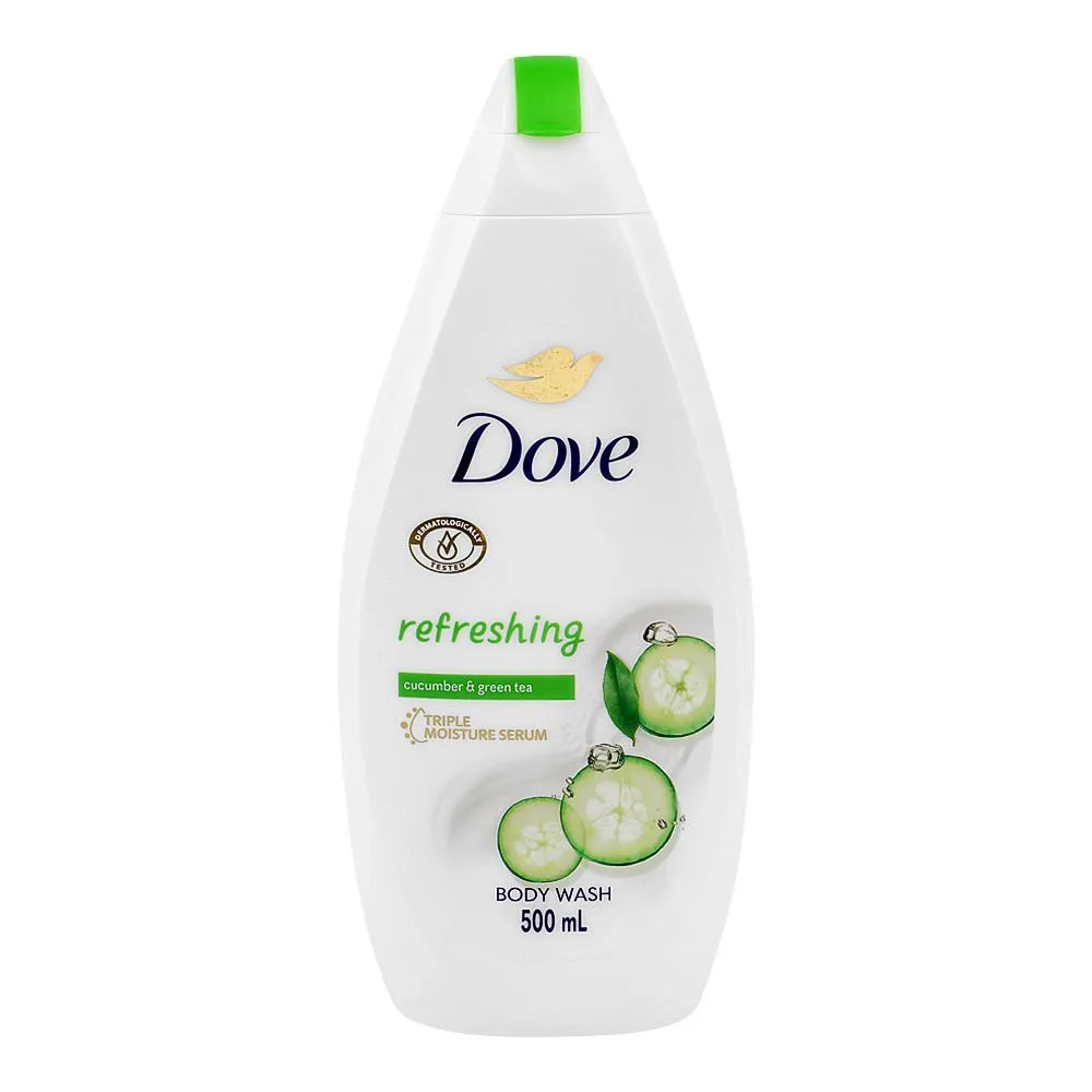 Dove Refreshing Cucumber & Green Tea Body Wash - 500ml