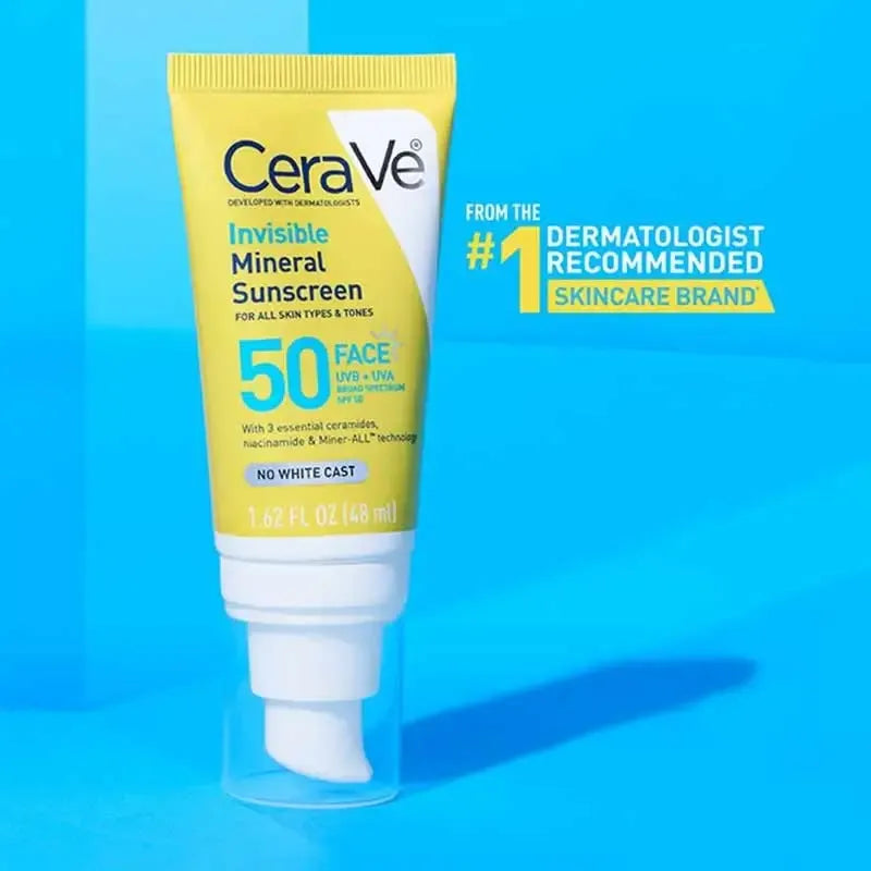 Cerave Invisible Mineral Sunscreen SPF 50 – 48ml