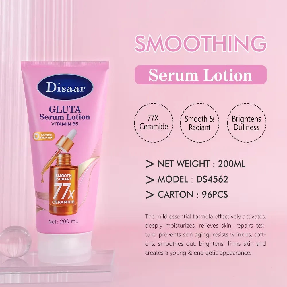 Disaar Gluta Serum Lotion Daytime Brighten Smooth Radiant - 200ml