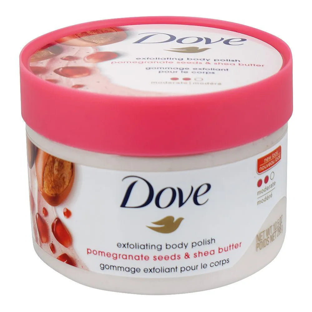 Dove Pomegranate Seeds & Shea Butter Exfoliating Body Polish - 298gm