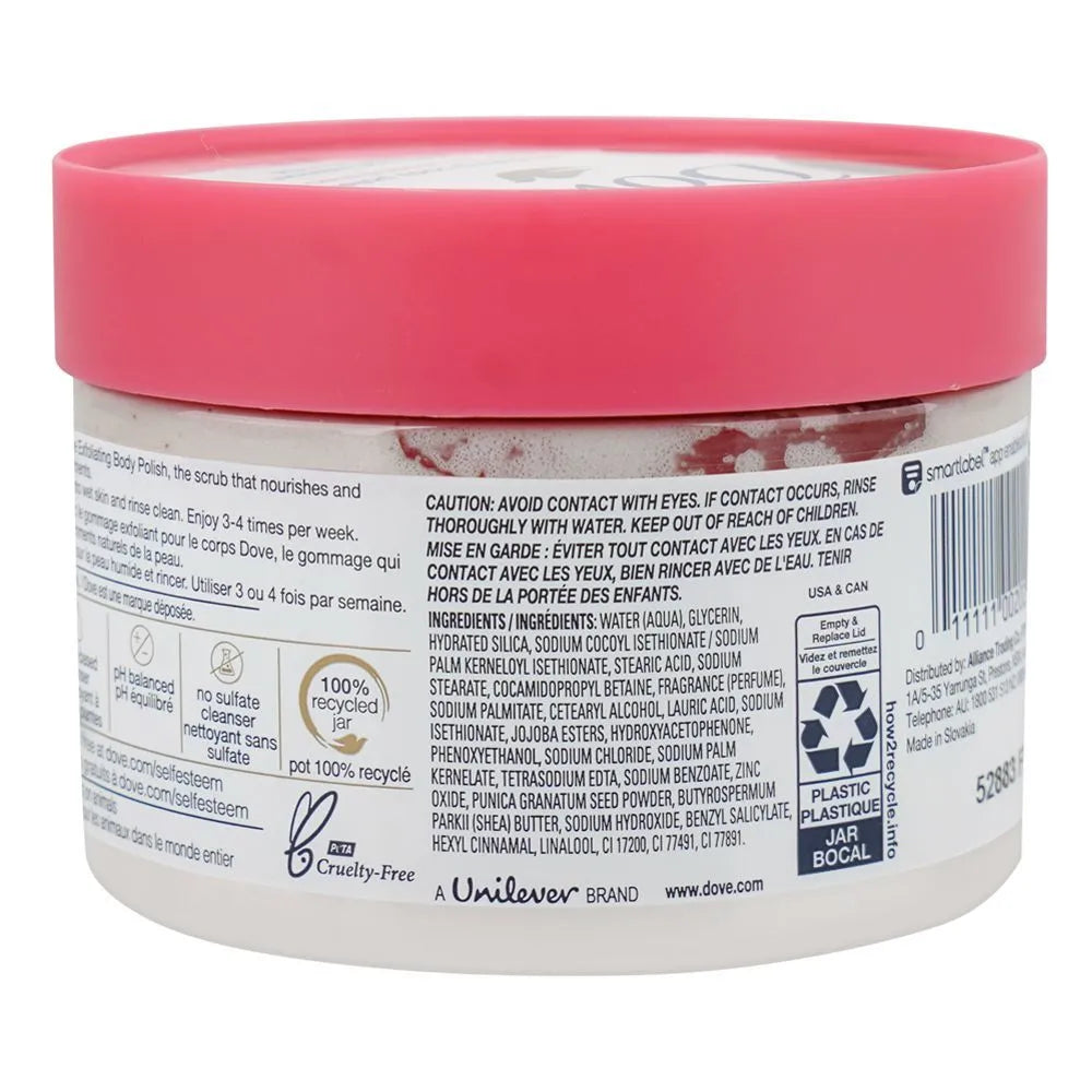Dove Pomegranate Seeds & Shea Butter Exfoliating Body Polish - 298gm