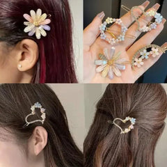 J&J Floral Hair Clip – 4 Piece Set