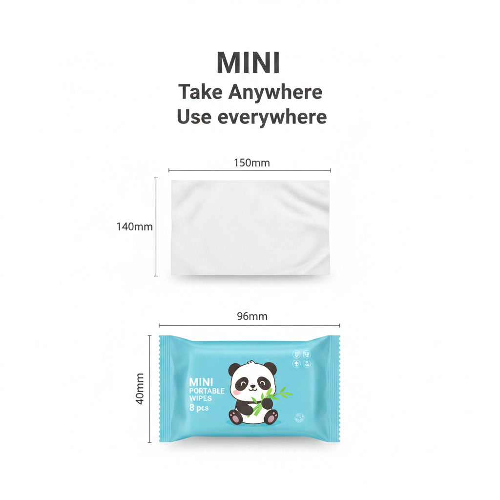 Qianhui Mini Portable Wet Wipes Multipack - Each