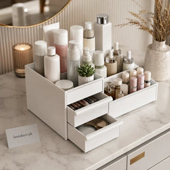 Multi-Functional Makeup Organizer with Storage Drawers