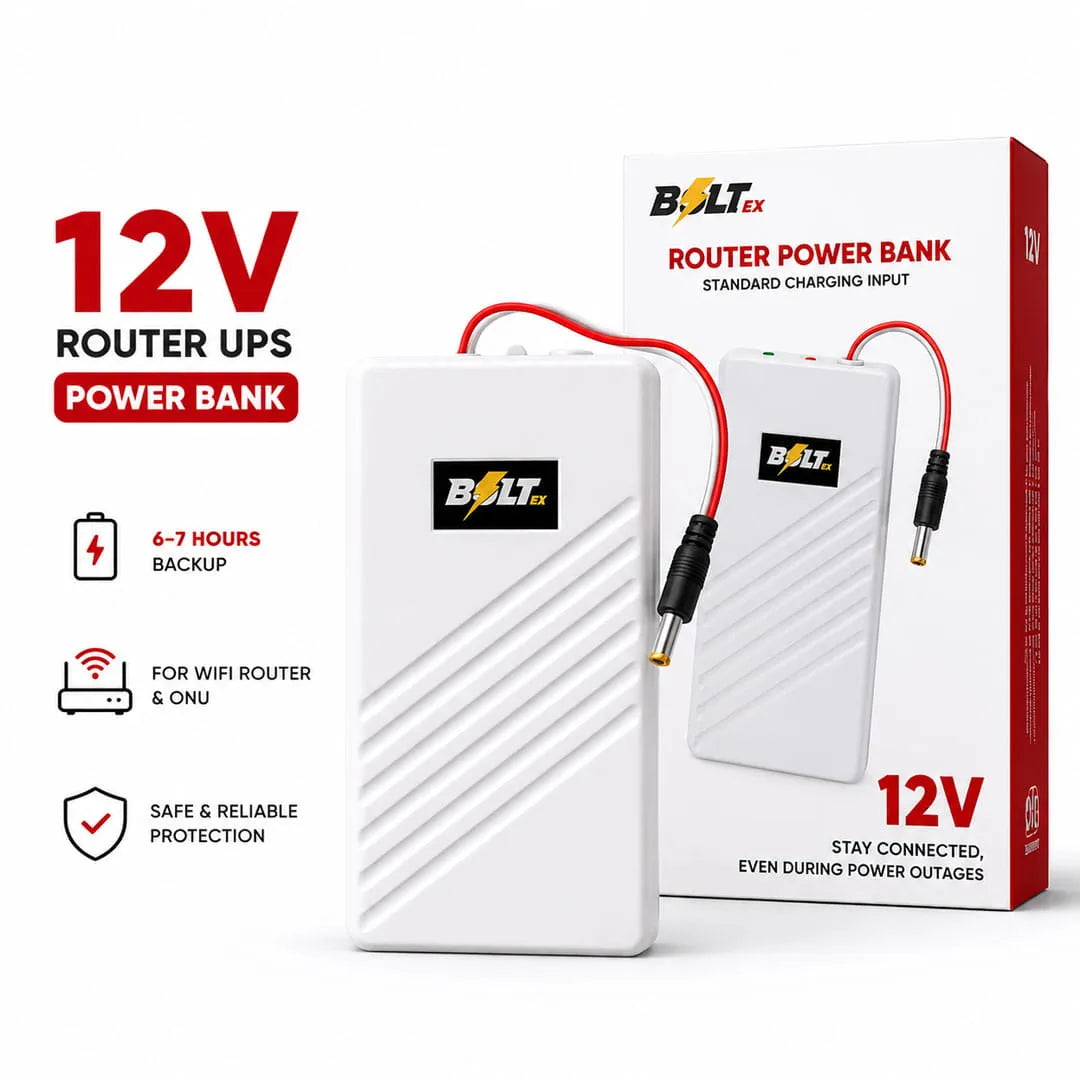 BOLTex 12V Router UPS Power Bank – Each