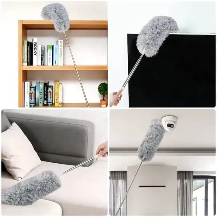 Washable Bendable Long Handle Fluffy Duster