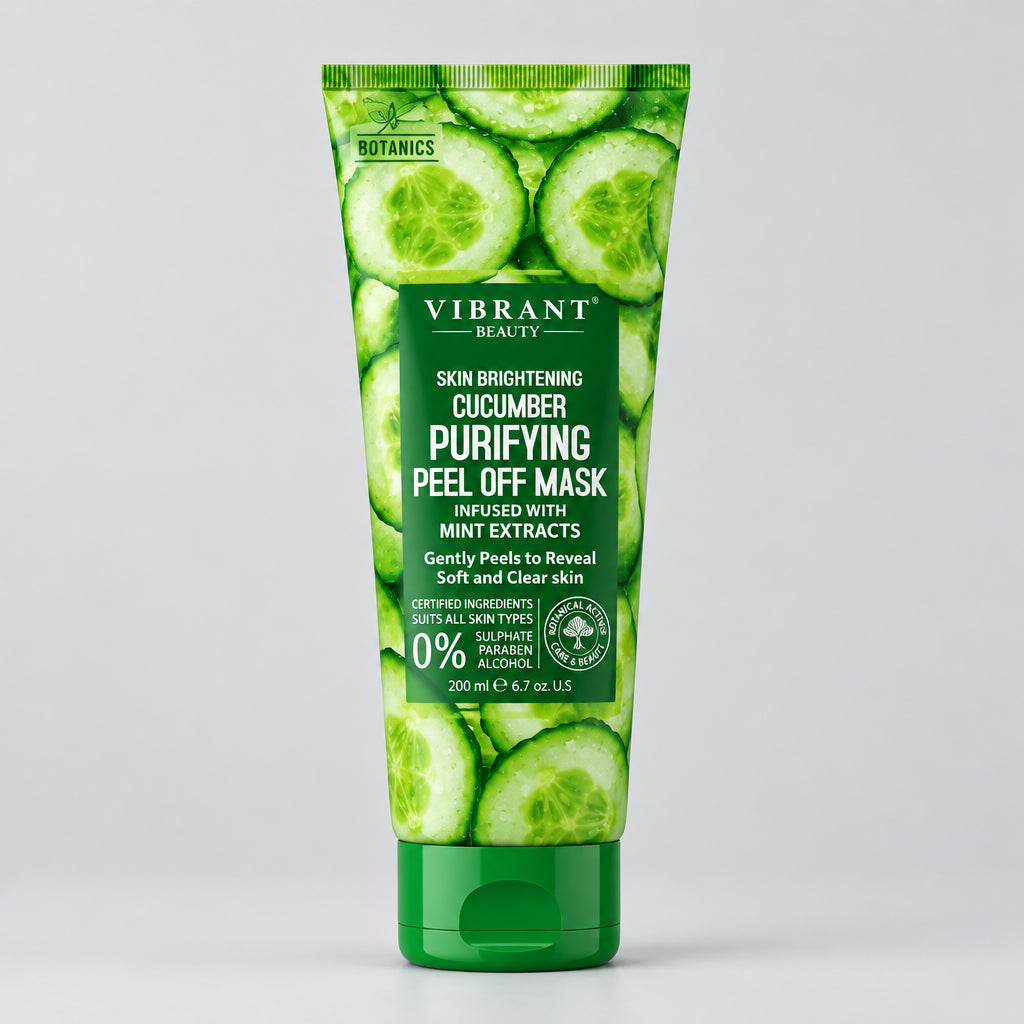 Vibrant Beauty Cucumber Peel Off Mask - 200ml