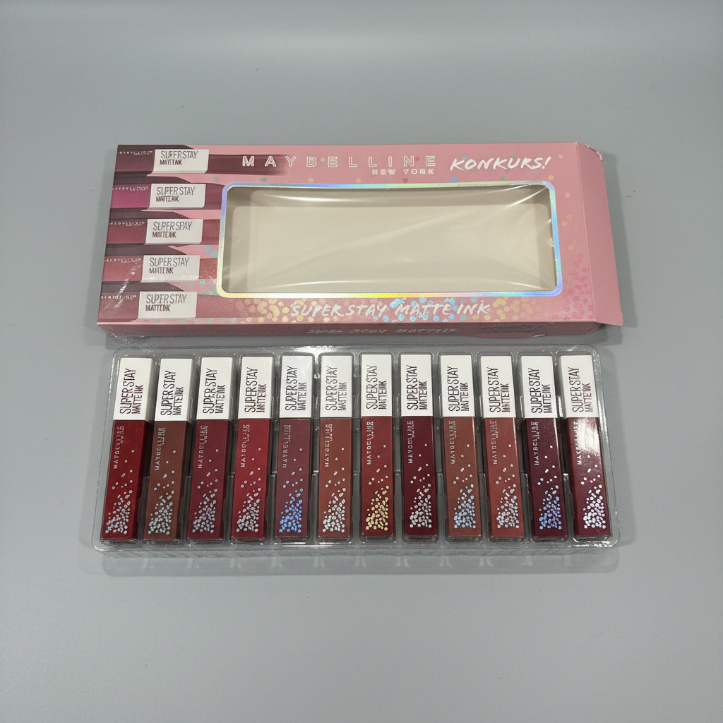 Maybelline New York Super Stay Matte Ink Lipstick - Pack of 12