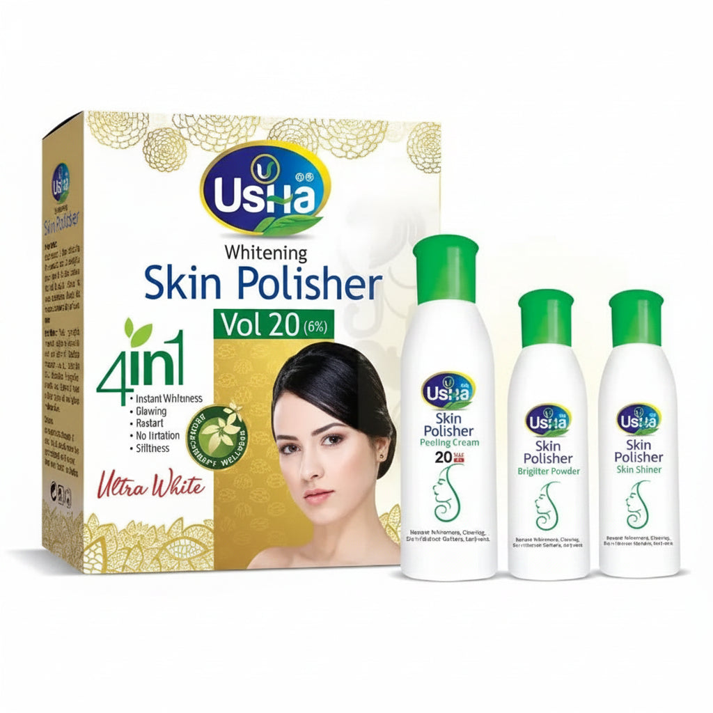 Usha Whitening Skin Polisher 4 in 1 Kit