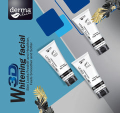 Derma Clean 3D Whitening Facial Kit 6 Pcs - 120ml Each