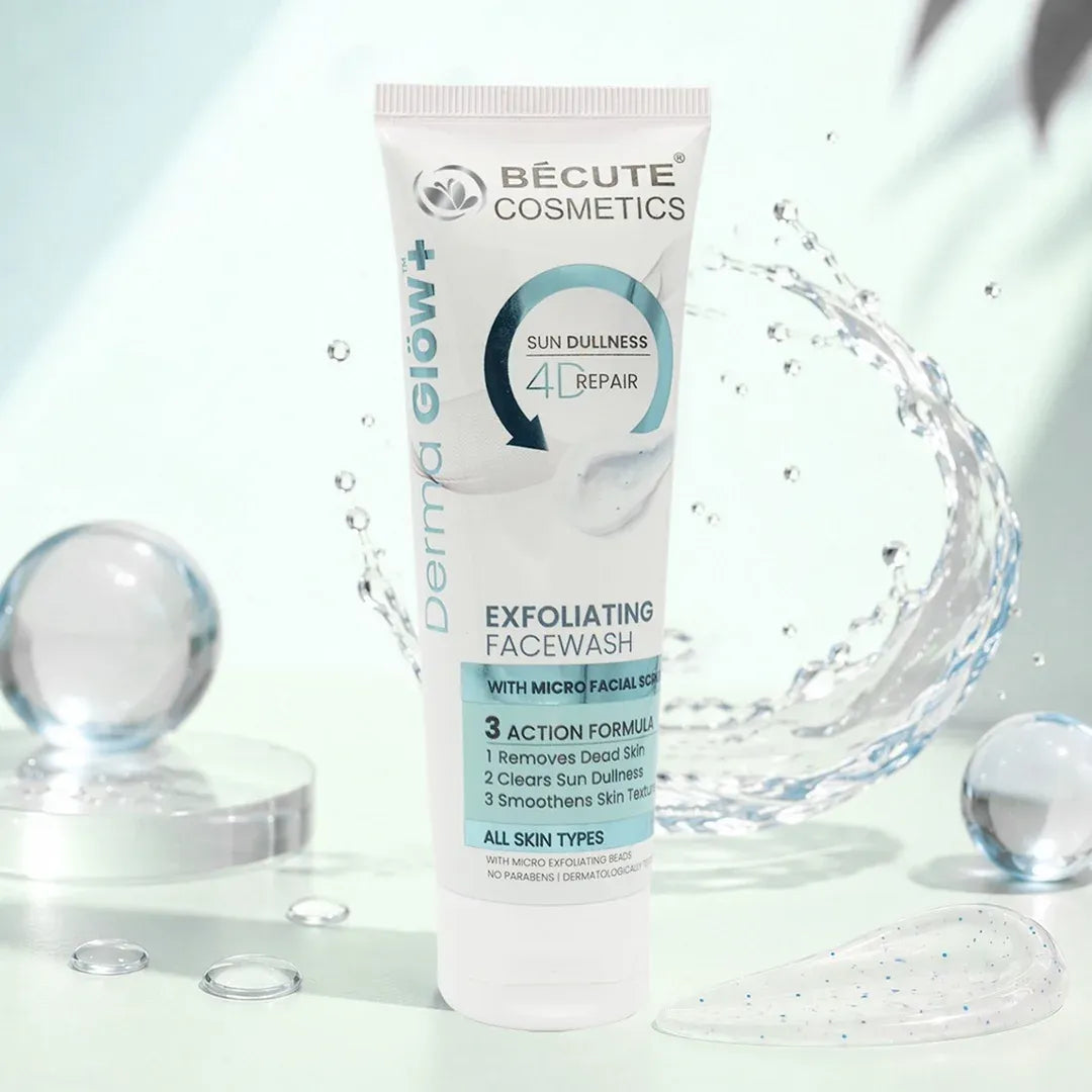 Becute Cosmetics Derma Glow Exfoliating Face Wash - 100ml
