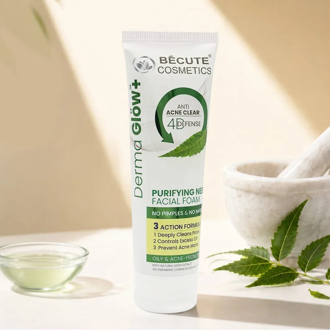 Becute Cosmetics Derma Glow Purifying Neem Facial Foam - 100ml