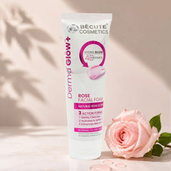 Becute Cosmetics Derma Glow Rose Facial Foam - 100ml