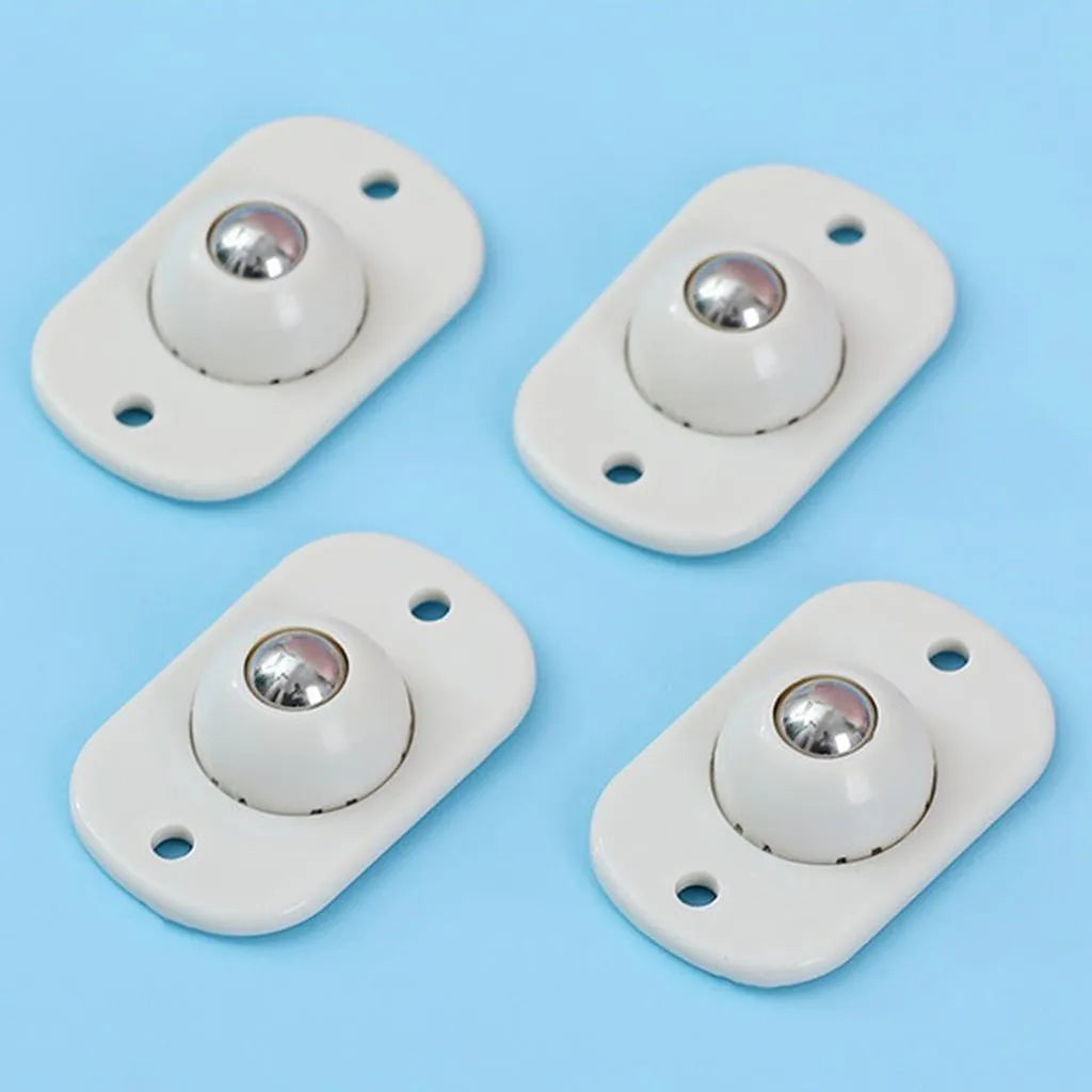 4 Pcs Self-Adhesive Universal Mini Swivel Caster Wheels