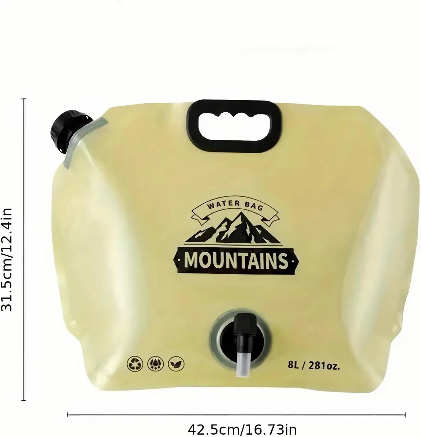 Portable Collapsible Water Container Storage Bag – 8L Each