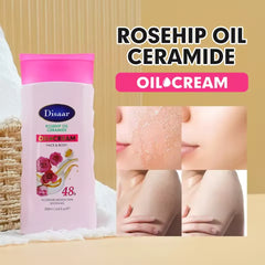 Disaar Rosehip Oil Ceramide Face & Body Oil Cream - 200ml