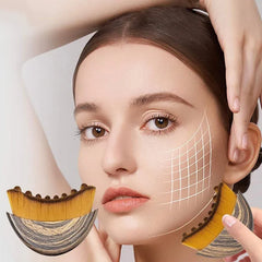 Wooden Facial Sculpting Massager Brush - Each