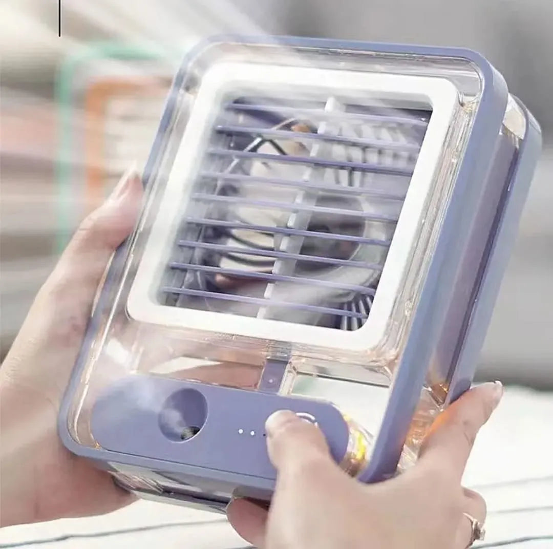 Portable Mini Air Conditioner Fan with Cool Mist Humidifier