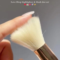 Kevin & Coco Liquid Highlighter, Liquid Blush & Brush Set