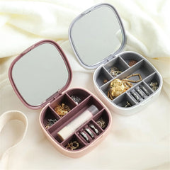 Portable Jewellery Box with Mirror
