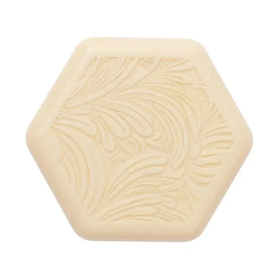 Hexagonal Floral Embossed Soap Bar
