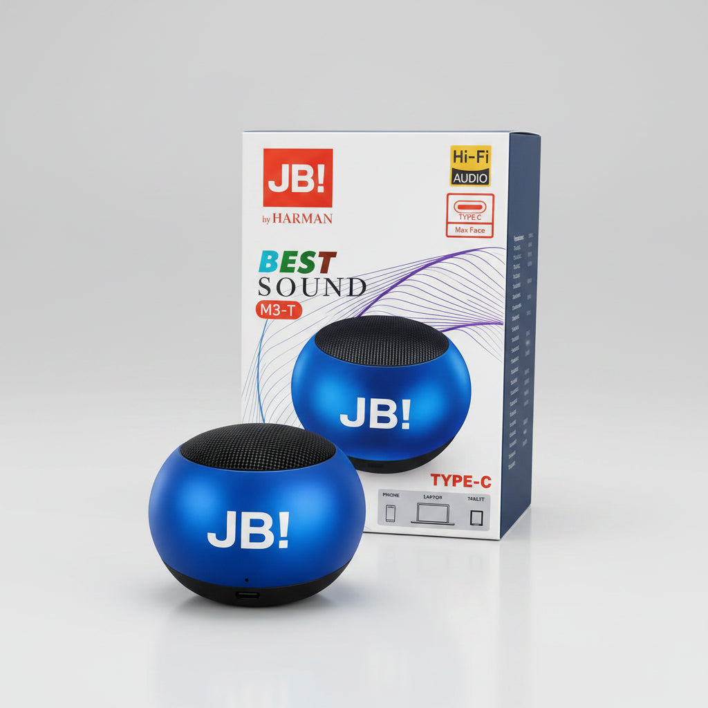 JB! M3-T Portable Mini Bluetooth Wireless Speaker - Each