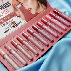 NOTE MAKE UP Velvet Matte Lip Gloss - Pack of 12
