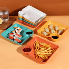 Dumpling & Snack - 4 Piece Plate Set