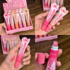 HUDAMOJI Heart Top Moisturizing Lip Gloss Tube