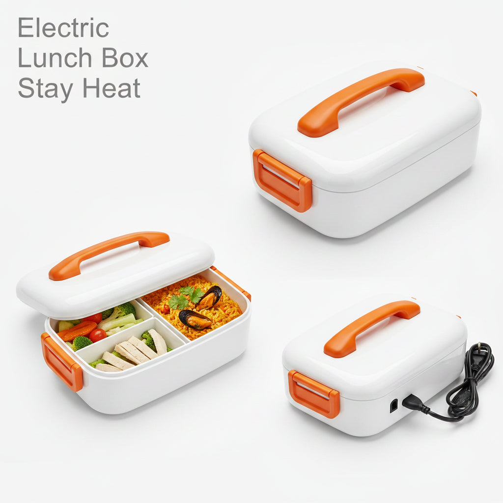 Multifunction Electric Lunch Box with Stainless Steel Container