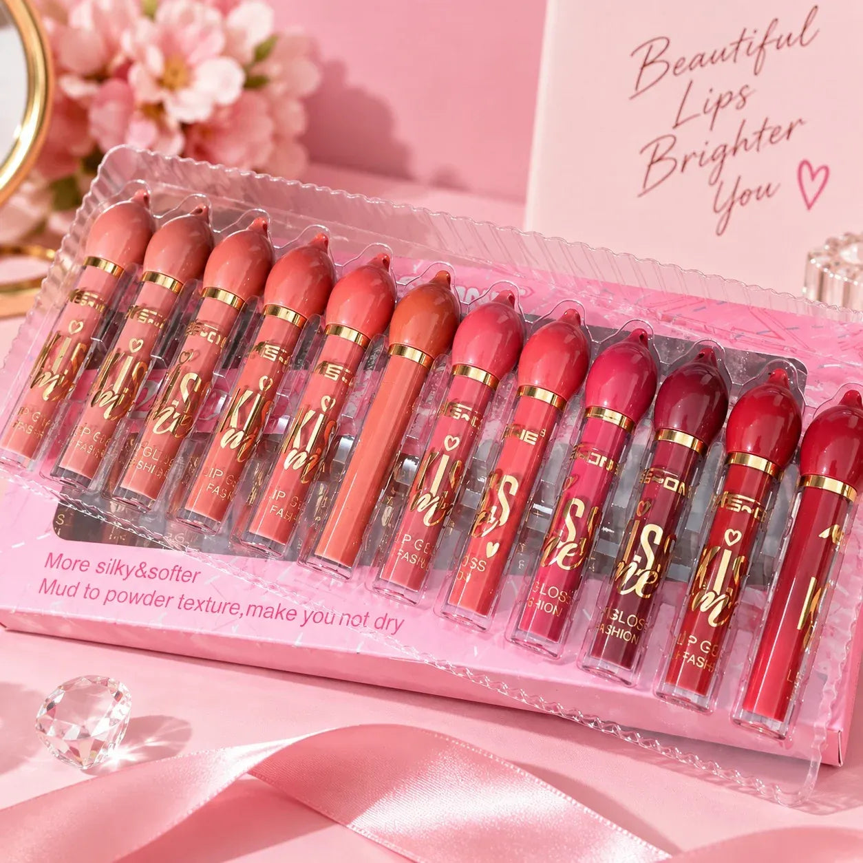 KS-ONE Colors Lip Gloss - Pack OF 12