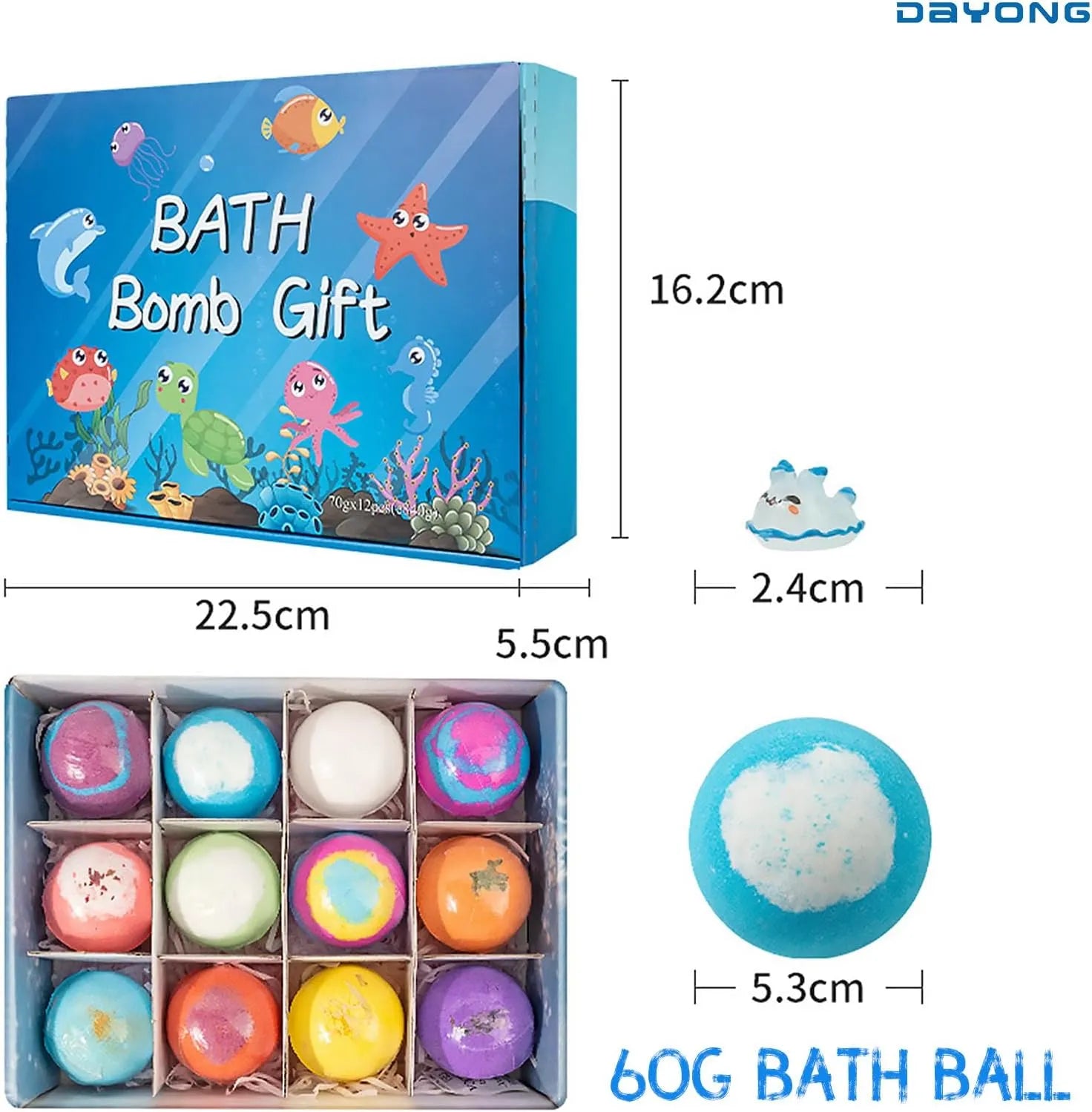 Under the Sea Adventure Bath Bomb Gift Set Of 12-Piece