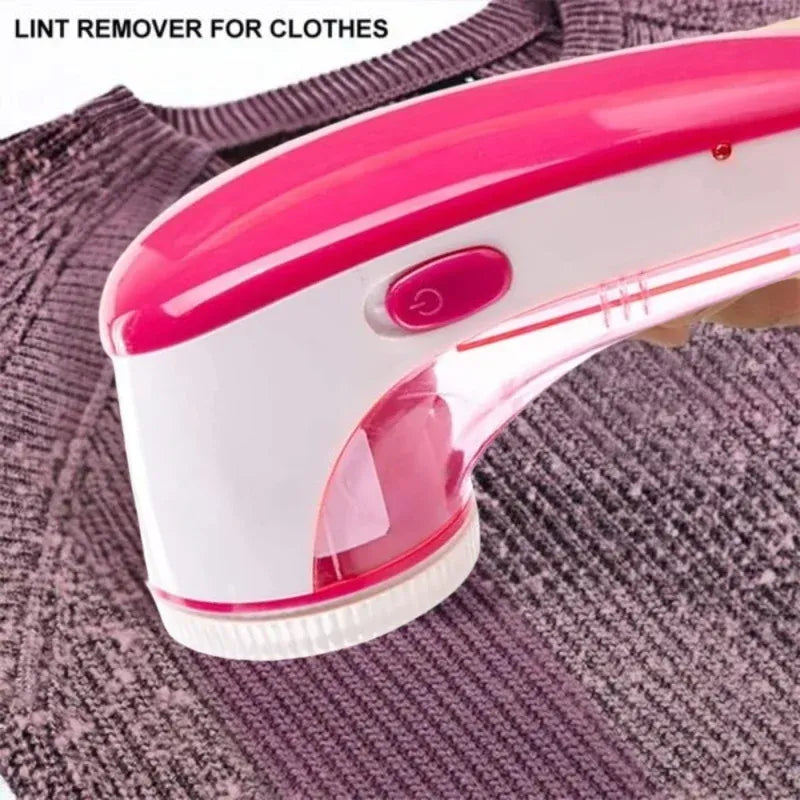 XINGCHAO Lint Remover AD-218 Pink White Portable Fabric Shaver