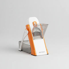 Multi-Functional Spring-Loaded Vegetable Slicer and Dicer with Container-Each