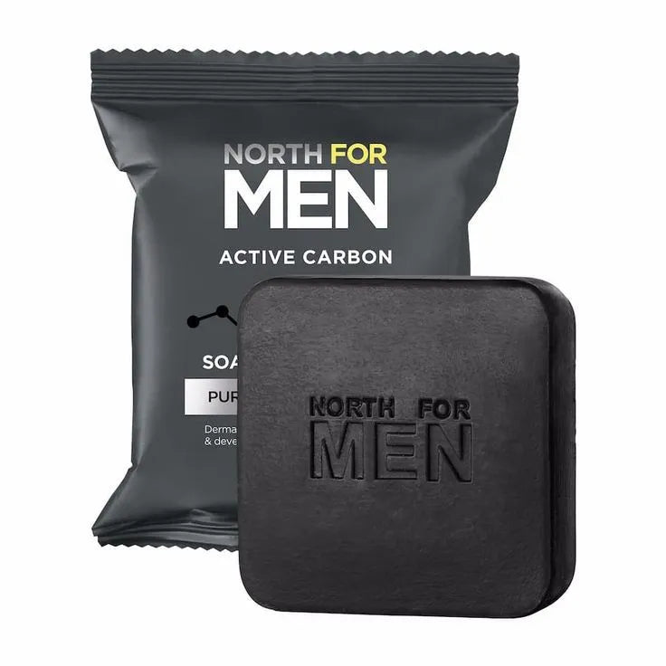 oriflame men active carbon whitening soap bar - 100g
