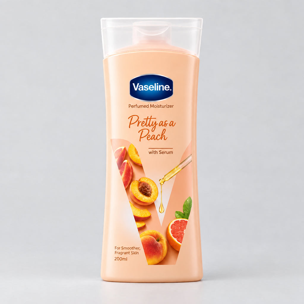 Vaseline Pretty as a Peach Perfumed Moisturizer - 200ml