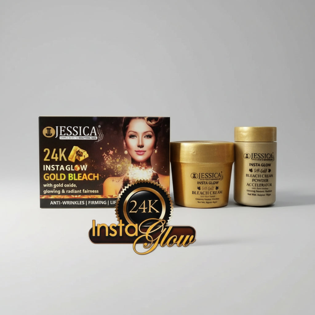 Jessica 24K Insta Glow Gold Bleach Cream Set